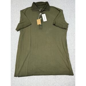 Altea Mens Size XXL Green Taylor Piquet Polo Shirt NWT